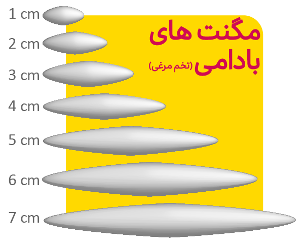 مگنت بادامی